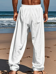 Cole - Pantalon Lin Casual Homme