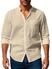 Antonio - Chemise Lin Casual Homme