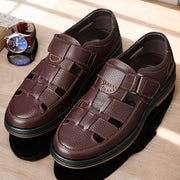 Bruno - Sandales Cuir Confortables Homme
