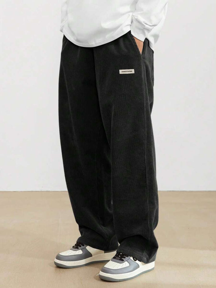 Drew - Pantalon Velours Côtelé Confortable Homme