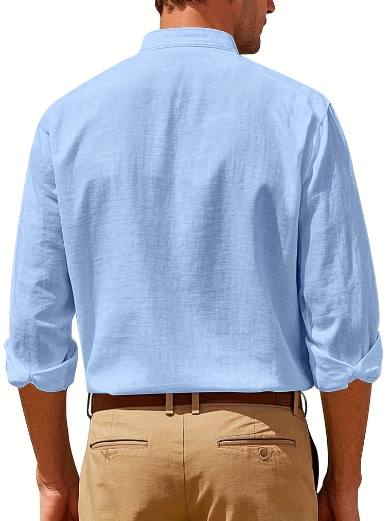 Antonio - Chemise Lin Casual Homme