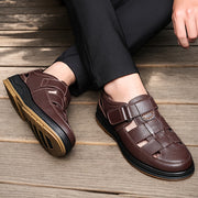 Bruno - Sandales Cuir Confortables Homme