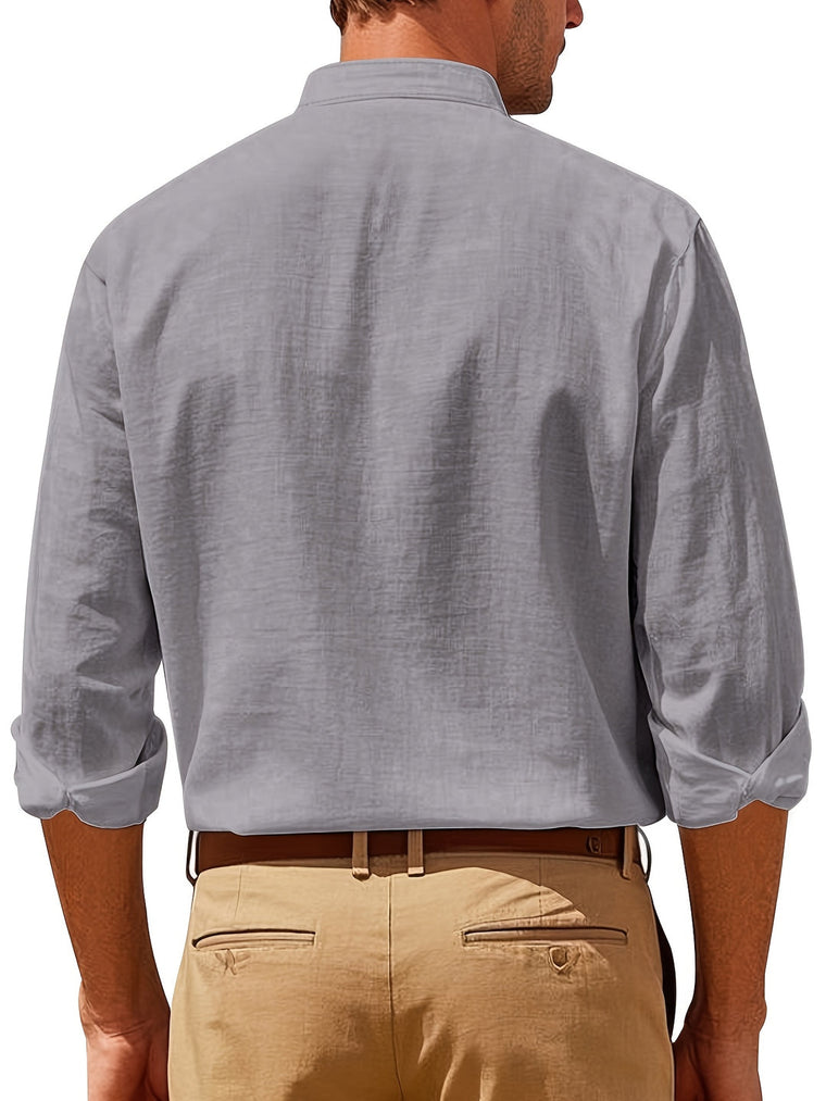 Antonio - Chemise Lin Casual Homme