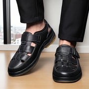 Bruno - Sandales Cuir Confortables Homme