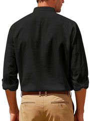 Antonio - Chemise Lin Casual Homme