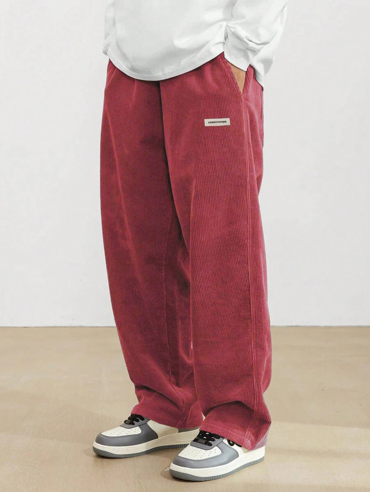 Drew - Pantalon Velours Côtelé Confortable Homme