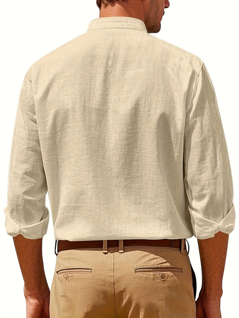 Antonio - Chemise Lin Casual Homme