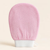 Gant exfoliant rose pour le corps