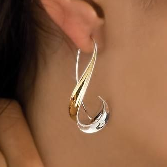 Elodie™ | Boucles d'oreilles en or vintage — Doumira