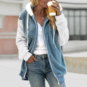 Clara - Veste femme teddy zippée