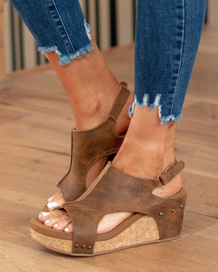 Zoé - Sandales Compensées Mi-Hautes Pour Une Allure Chic
