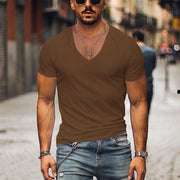Benoît - T-Shirt Col V Confortable Homme