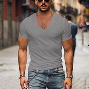 Benoît - T-Shirt Col V Confortable Homme