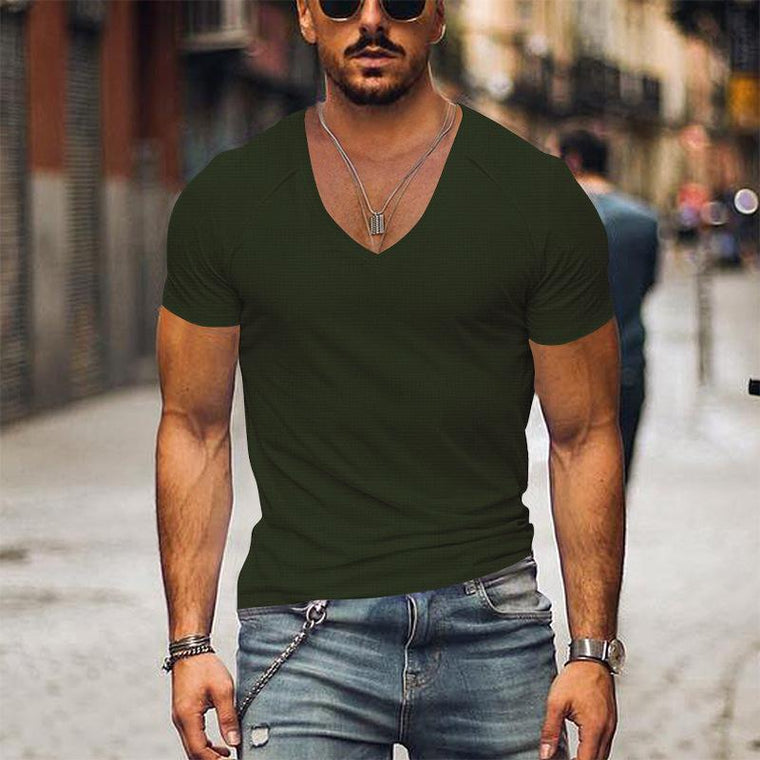 Benoît - T-Shirt Col V Confortable Homme