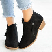 Laura - Bottines Daim Casual Femme