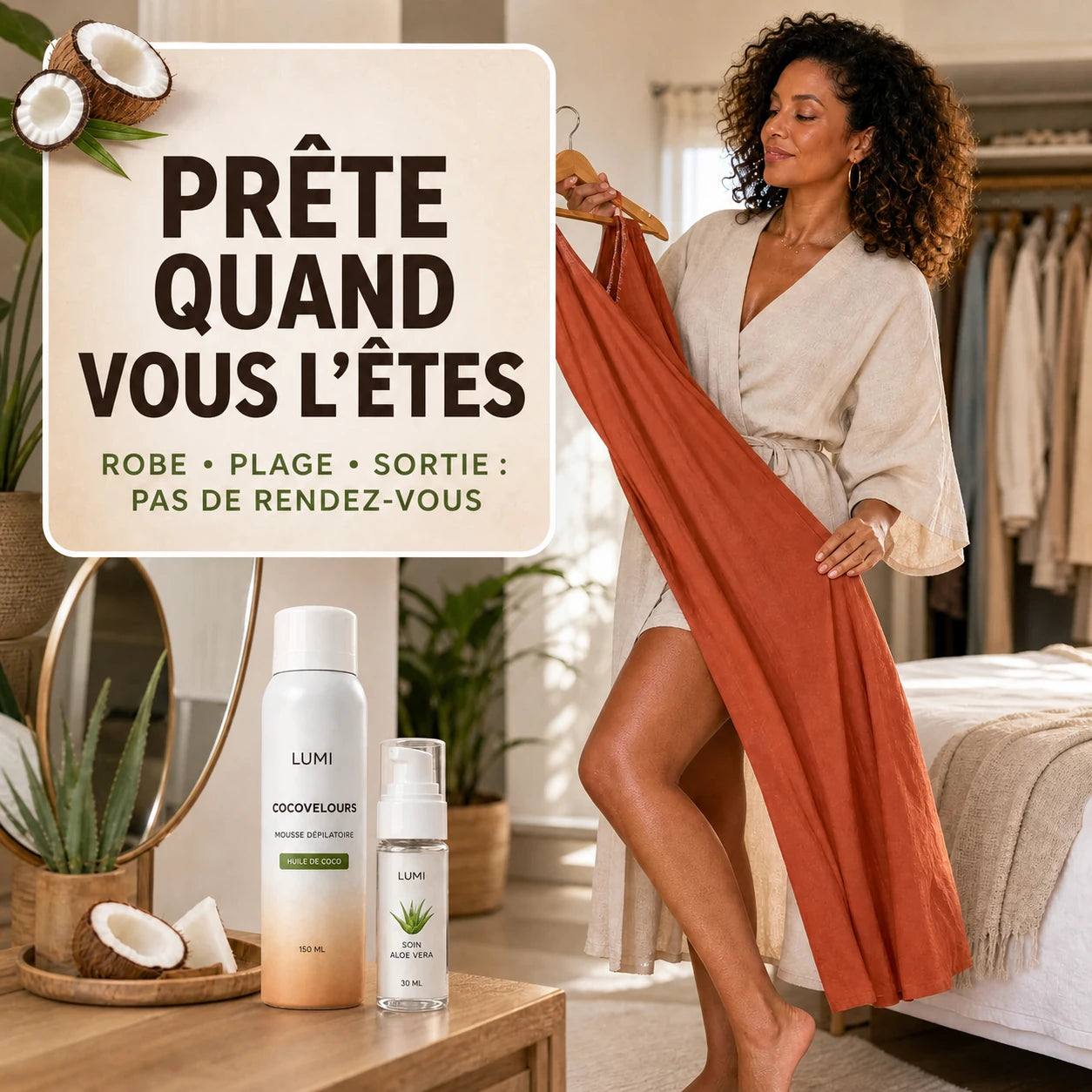 Lumi CocoVelours™ – Mousse dépilatoire sans rasoir