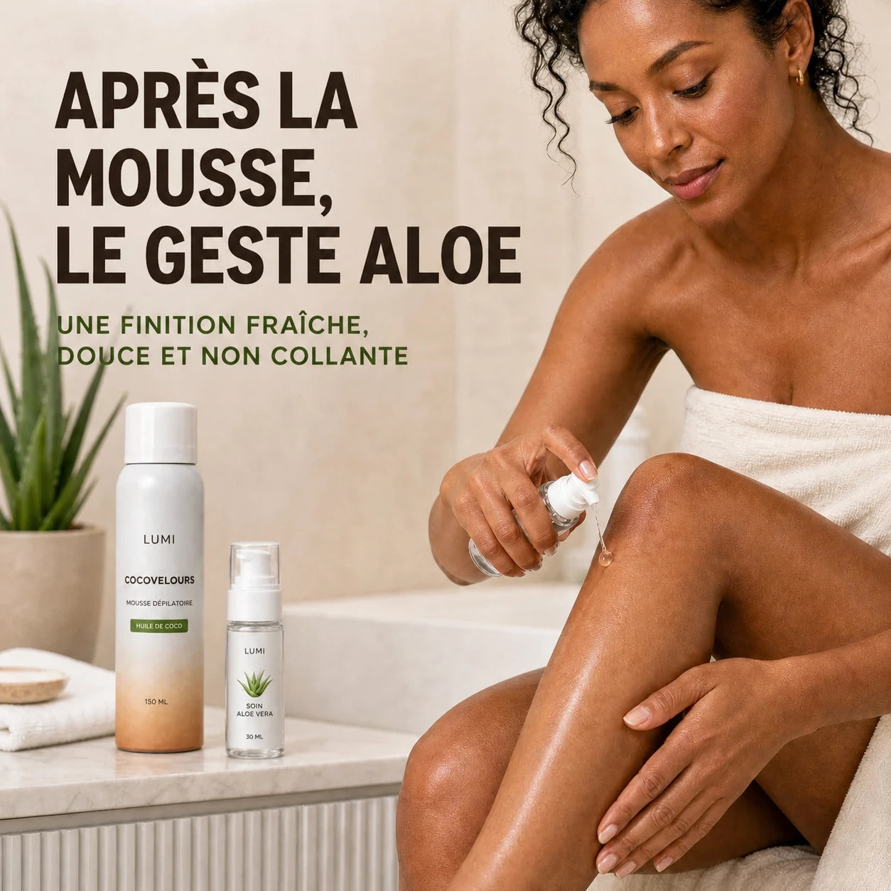 Lumi CocoVelours™ – Mousse dépilatoire sans rasoir