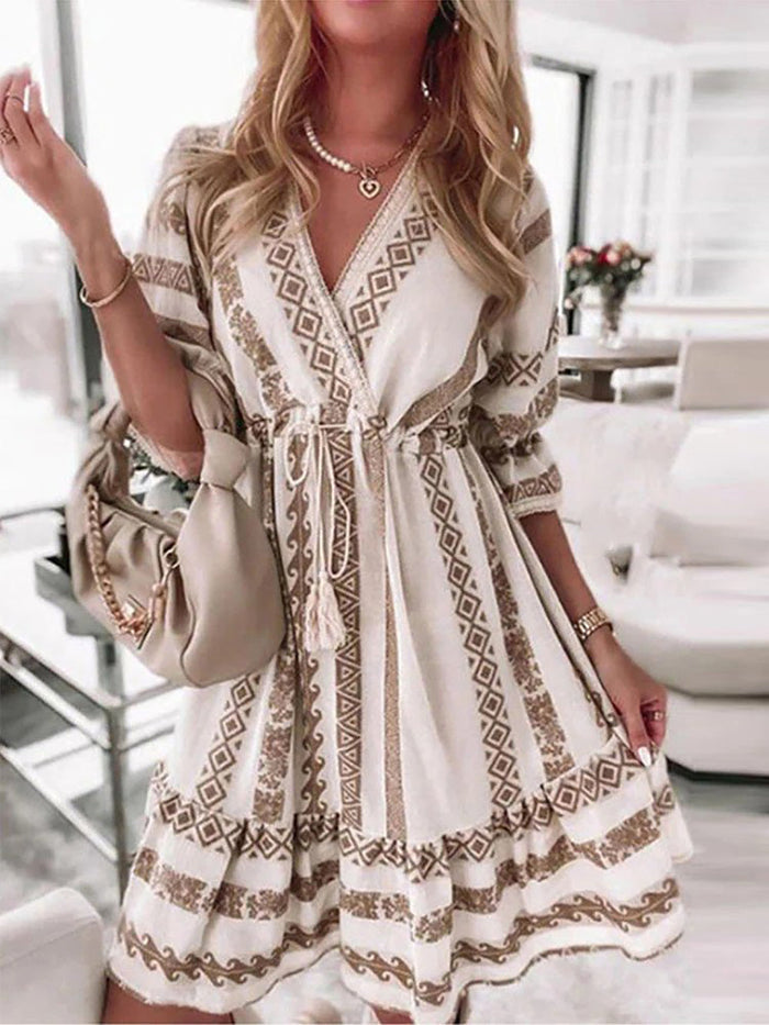 Nathalie - Robe Bohème D'Été Chic