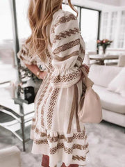 Nathalie - Robe Bohème D'Été Chic