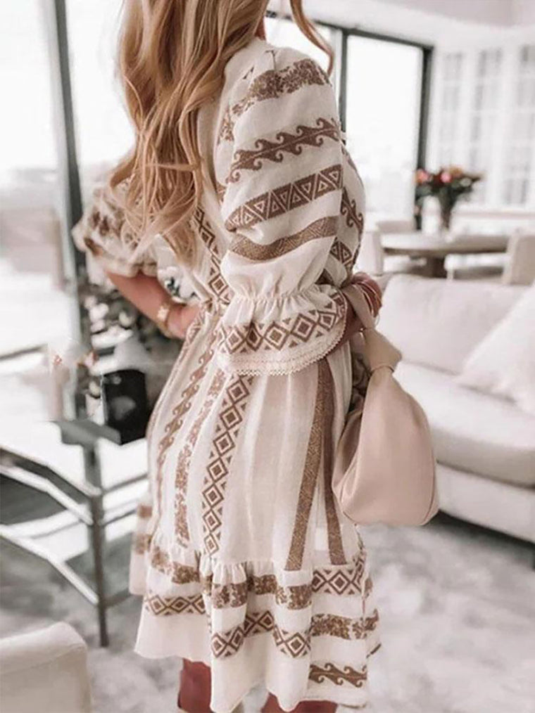 Nathalie - Robe Bohème D'Été Chic