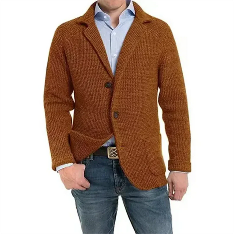 Étienne - Veste Tricoté Confortable Homme