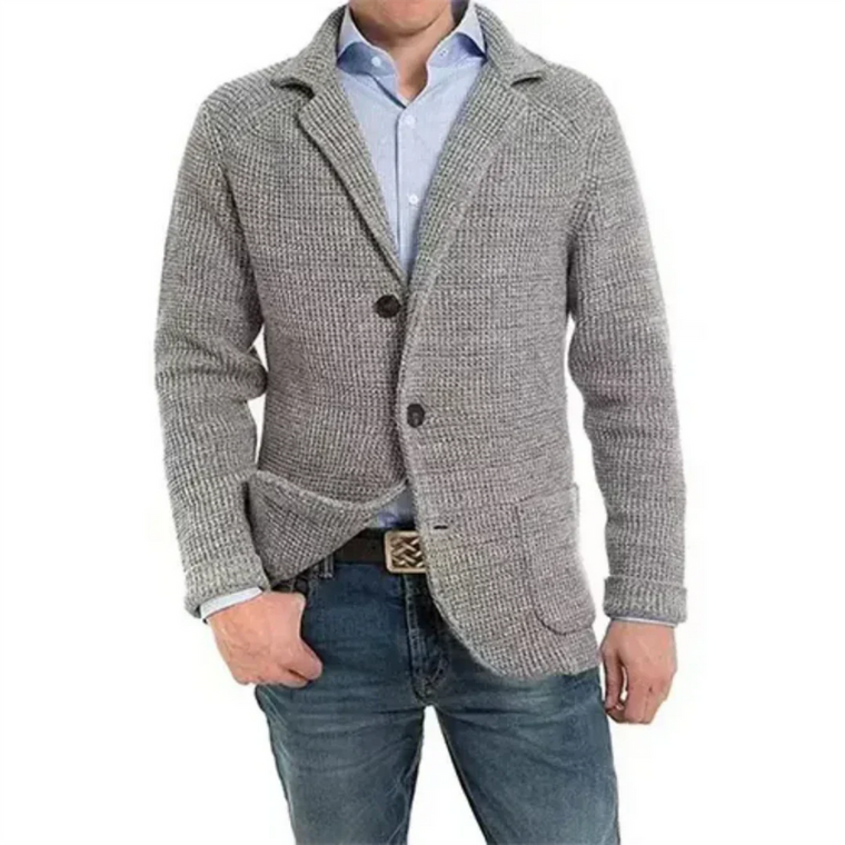 Étienne - Veste Tricoté Confortable Homme