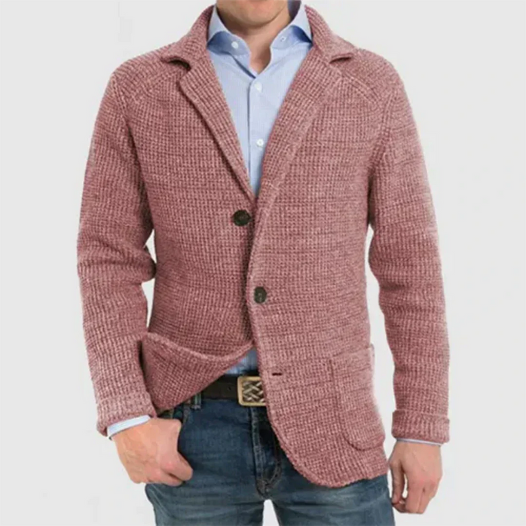 Étienne - Veste Tricoté Confortable Homme
