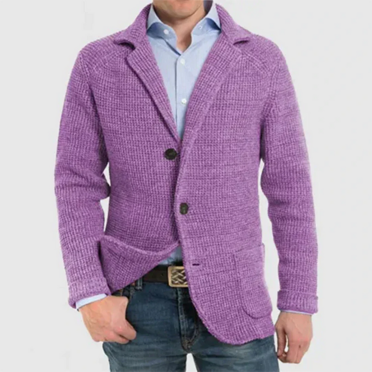 Étienne - Veste Tricoté Confortable Homme