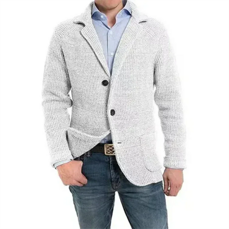 Étienne - Veste Tricoté Confortable Homme