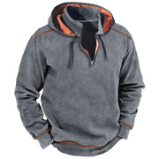Adrien - Pull Capuche Thermique Isolation Chaude Homme