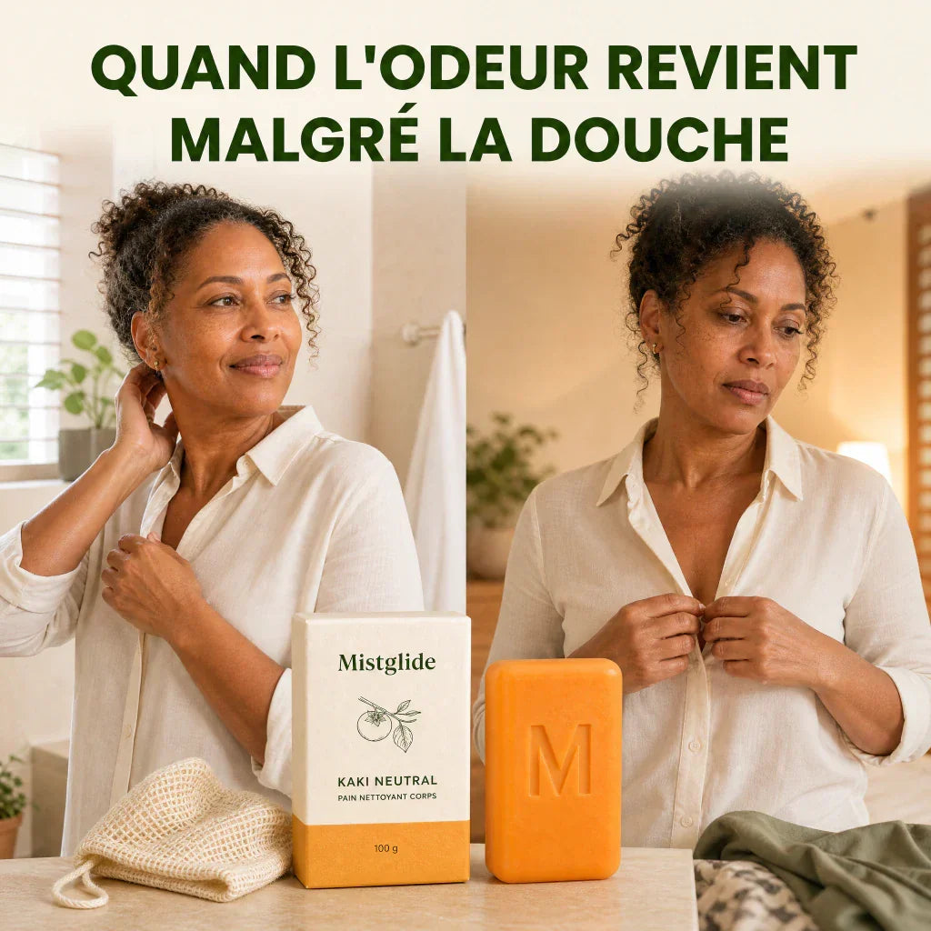 Routine Mistglide quand une odeur corporelle semble revenir malgré la douche