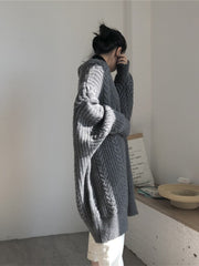 Manon - Cardigan Élégant Long Torsadé