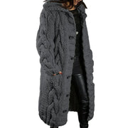 Camille - Cardigan Élégant Long Torsadé