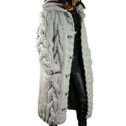 Camille - Cardigan Élégant Long Torsadé