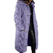 Camille - Cardigan Élégant Long Torsadé