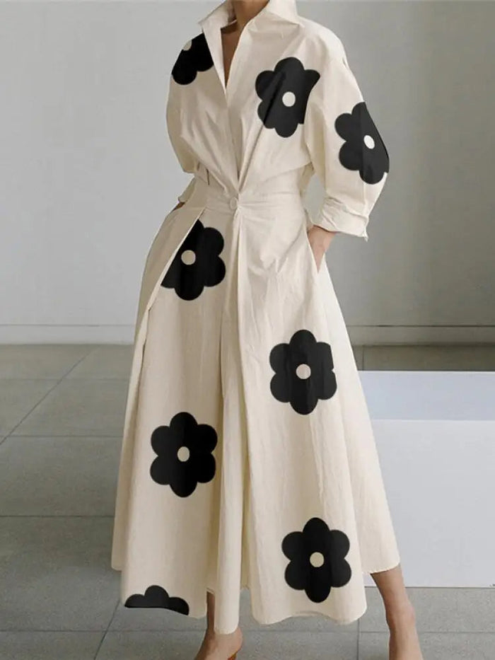 Louise - Robe Élégante Fleurie