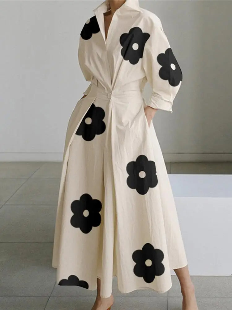 Louise - Robe Élégante Fleurie