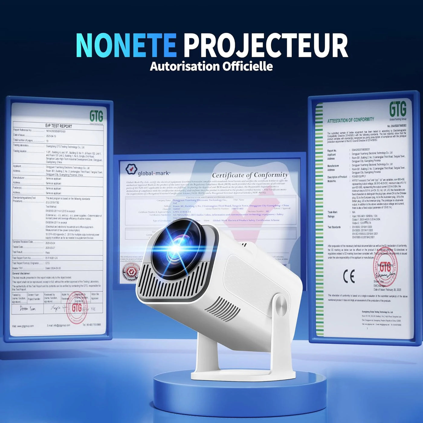 Pack Projecteur + Écran Géant
