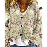 Manon - Cardigan Féminin Fleuri Brodé