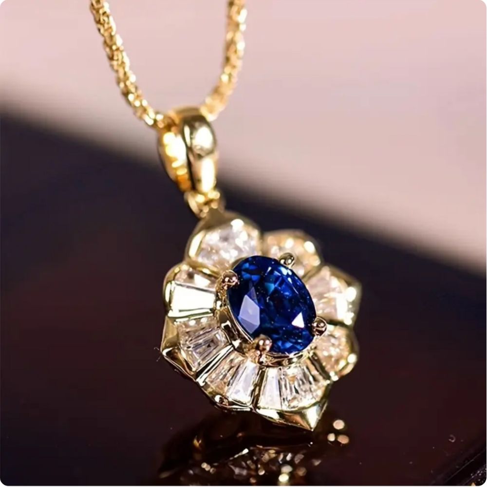 Collier Kavella Noctazure — Doumira
