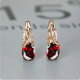 Boucles d'oreilles Veressa Ruberine — Doumira
