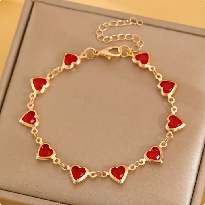 Bracelet Ophelyra Garnetelle Or — Doumira