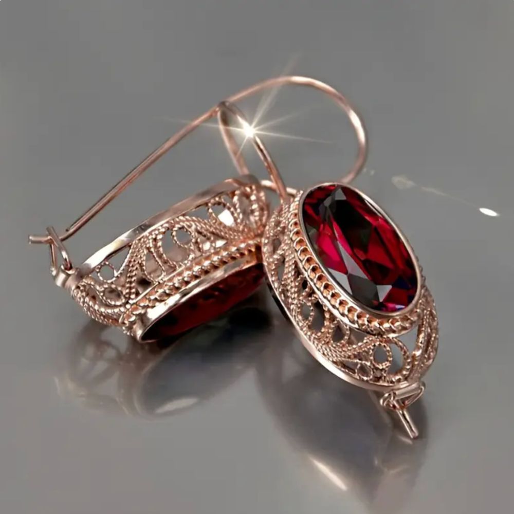 Boucles d'oreilles Talessia Rougefort — Doumira