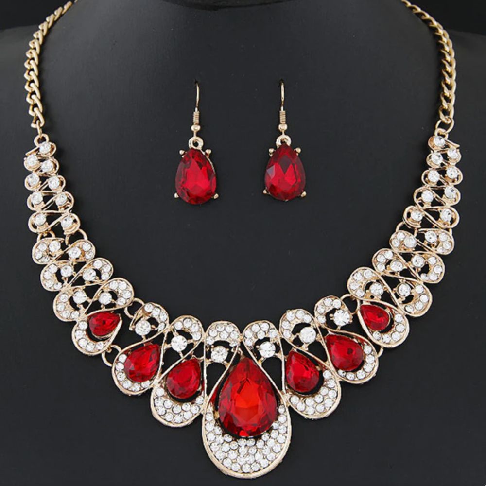 Ensemble de Bijoux Maevina Crimselle — Doumira