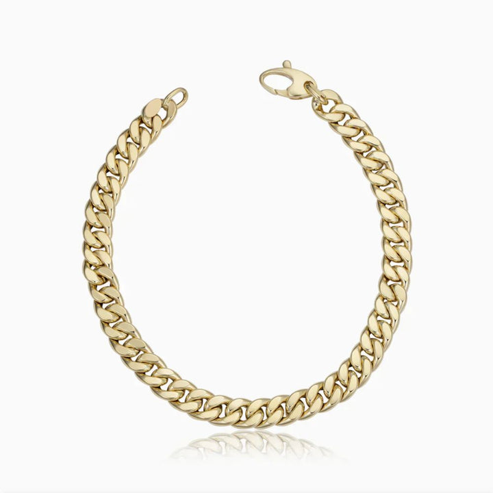 Bracelet en Or Cubain Classique — Doumira