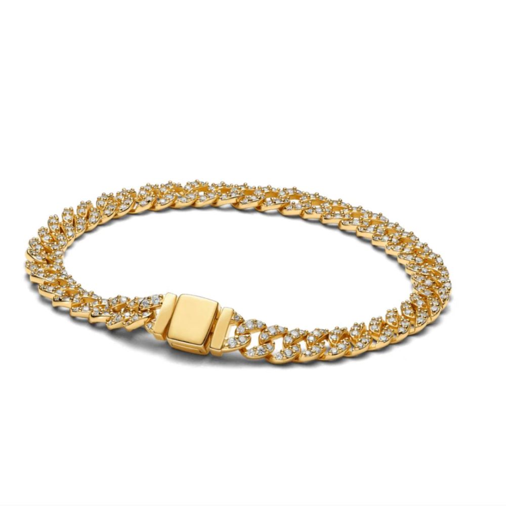 Bracelet Cubain Pave — Doumira