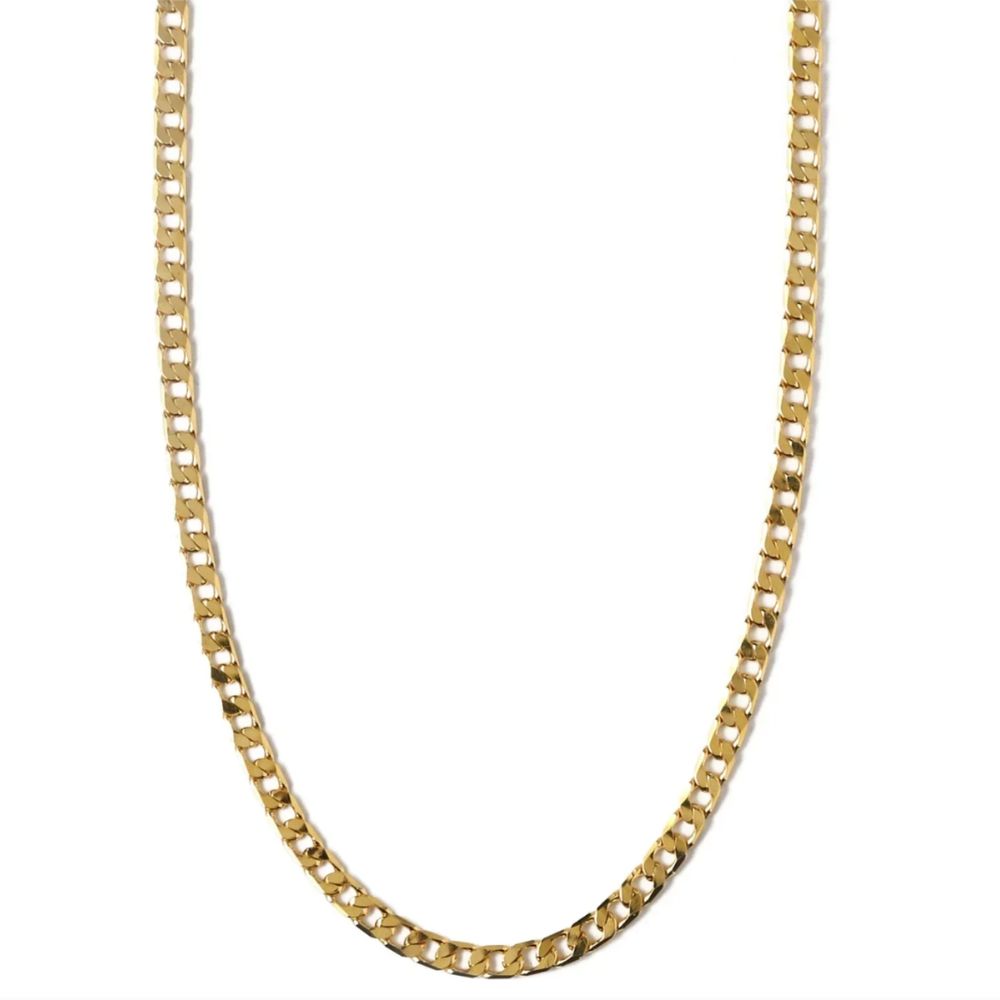 Collier en Chaîne à Maillons Plat — Doumira