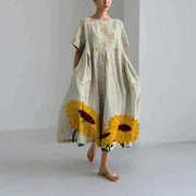 Robe Florale Ample pour Femme | Décontractée et Élégante