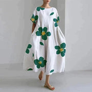Robe Florale Ample pour Femme | Décontractée et Élégante