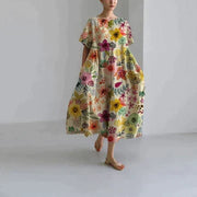 Robe Florale Ample pour Femme | Décontractée et Élégante